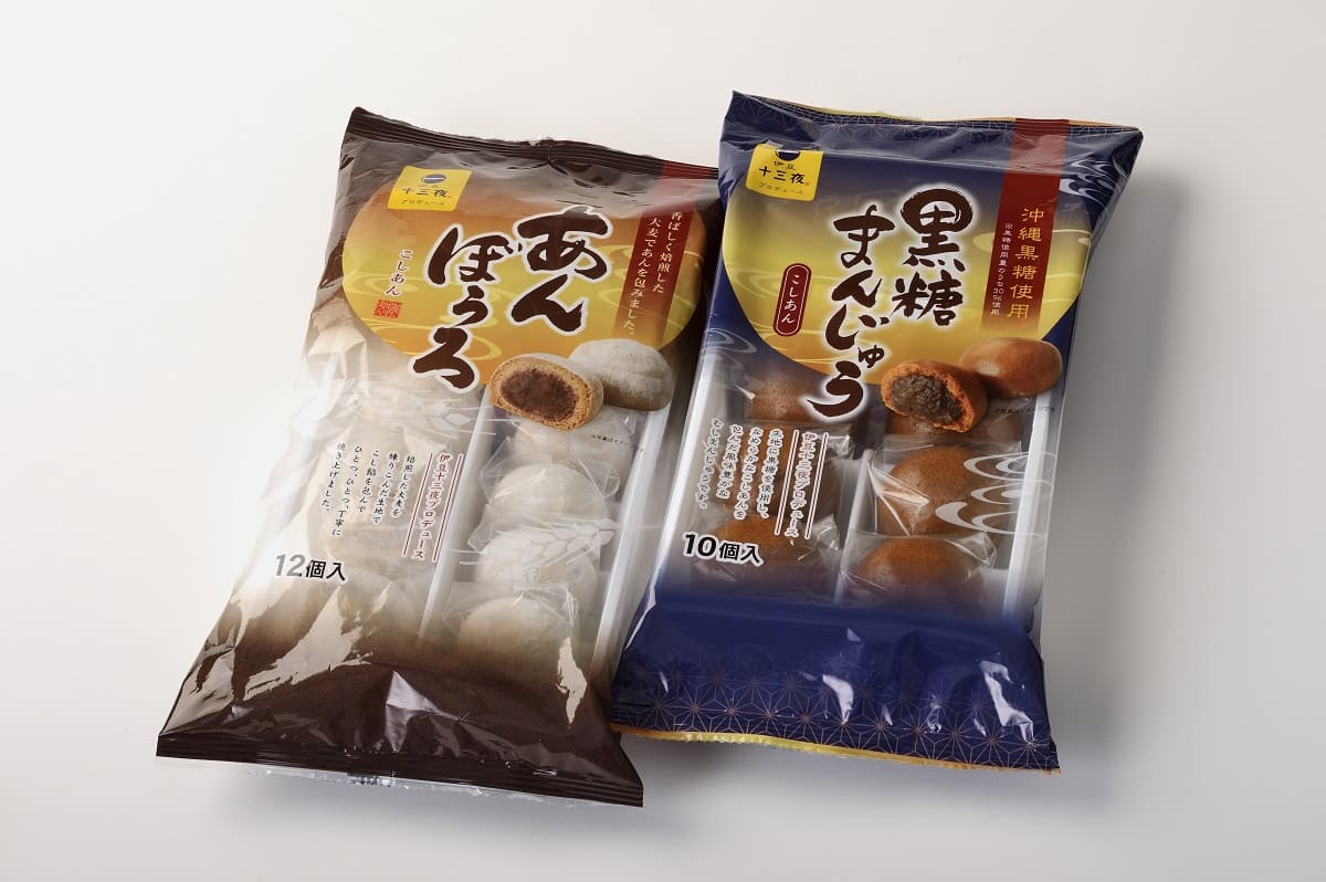 制作事例｜伊豆十三夜プロデュース　あんぼうろ・黒糖まんじゅう